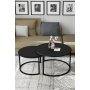 HANAH HOME Sto za dnevnu sobu Bora Black - slika 1