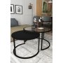 HANAH HOME Sto za dnevnu sobu Bora TransparentBlack - slika 2