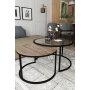 HANAH HOME Sto za dnevnu sobu Bora Transparent Antique Pine - slika 2