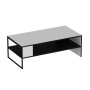 HANAH HOME Sto za dnevnu sobu Concord White Black - slika 1