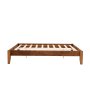 HANAH HOME Bračni krevet Galaksi 120 Walnut - slika 5