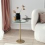 HANAH HOME Sto za dnevnu sobu Social Gold - slika 1
