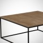 HANAH HOME Sto za dnevnu sobu Poly Caucasian Oak - slika 4