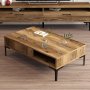 HANAH HOME Sto za dnevnu sobu Istanbul Walnut - slika 3