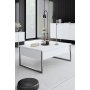 HANAH HOME Sto za dnevnu sobu Luxe White Silver - slika 2
