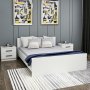 HANAH HOME Bračni krevet Kale Bedstead 150 x 200 White - slika 2