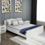HANAH HOME Bračni krevet Kale Bedstead 150 x 200 White - slika 1
