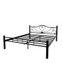 HANAH HOME Bračni krevet K50 Black (160 x 200) - slika 2