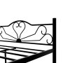 HANAH HOME Bračni krevet K50 Black (160 x 200) - slika 5