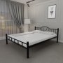 HANAH HOME Bračni krevet K25 Black (140 x 200) - slika 1