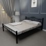 HANAH HOME Bračni krevet K50 Black (140 x 190) - slika 1