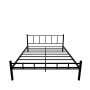HANAH HOME Bračni krevet K90 Black (140 x 200) - slika 3