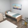 HANAH HOME Krevet Akser Atlantic Pine Anthracite - slika 2