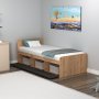 HANAH HOME Krevet Akser Atlantic Pine Anthracite - slika 4