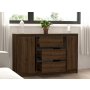 HANAH HOME Set za dnevnu sobu Pars Walnut Anthracite - slika 3