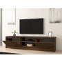 HANAH HOME Set za dnevnu sobu Pars Walnut Anthracite - slika 4