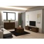 HANAH HOME Set za dnevnu sobu Pars Walnut Anthracite - slika 1