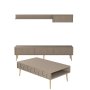 HANAH HOME Set za dnevnu sobu Lyon 3 Atlas Gold - slika 4