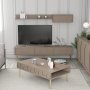 HANAH HOME Set za dnevnu sobu Lyon 3 Atlas Gold - slika 1