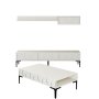 HANAH HOME Set za dnevnu sobu Lyon 3 Cream Black - slika 4