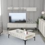 HANAH HOME Set za dnevnu sobu Lyon 3 Cream Black - slika 1