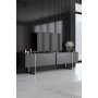 HANAH HOME Set za dnevnu sobu Luxe Anthracite Silver - slika 2