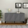 HANAH HOME Set za dnevnu sobu Draw Anthracite Walnut - slika 3