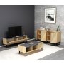 HANAH HOME Set za dnevnu sobu Draw Sapphire Oak Black - slika 2