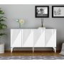 HANAH HOME Set za dnevnu sobu Draw White Black - slika 3