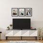 HANAH HOME Set za dnevnu sobu Draw White Black - slika 4