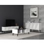 HANAH HOME Set za dnevnu sobu Draw White Black - slika 1