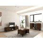HANAH HOME Set za dnevnu sobu Goral Walnut Black - slika 1