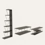 HANAH HOME Set za dnevnu sobu Epsilon Anthracite - slika 3