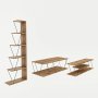 HANAH HOME Set za dnevnu sobu Epsilon Pine - slika 3