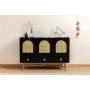 HANAH HOME Komoda Cliff 63 Black - slika 2