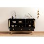HANAH HOME Komoda Cliff 63 Black - slika 3
