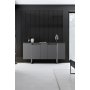 HANAH HOME Komoda Luxe Anthracite Silver - slika 2