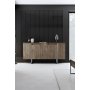 HANAH HOME Komoda Luxe Walnut Silver - slika 2