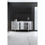 HANAH HOME Komoda Luxe White Silver - slika 5