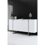 HANAH HOME Komoda Luxe White Silver - slika 1