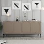 HANAH HOME Komoda Lyon 79 Atlas Black - slika 1
