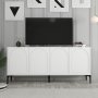 HANAH HOME Komoda Lyon 79 White Black - slika 5
