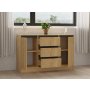 HANAH HOME Komoda Sadu Sapphire Oak Anthracite - slika 2