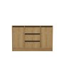 HANAH HOME Komoda Sadu Sapphire Oak Anthracite - slika 5