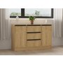 HANAH HOME Komoda Sadu Sapphire Oak Anthracite - slika 1