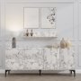 HANAH HOME Komoda Stella Carrara Marble - slika 1