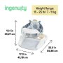 KIDS II Ingenuity bebi stolica - Prop spot™ learn-to-sit™ - casi™ 4-12m - slika 4