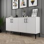 HANAH HOME Komoda Kiev 160 White - slika 2