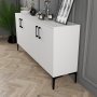 HANAH HOME Komoda Kiev 160 White - slika 3