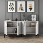 HANAH HOME Komoda Kiev 160 White - slika 4